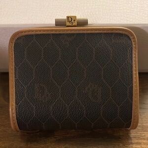 Vintage Dior Honeycomb Coin Purse NWOT